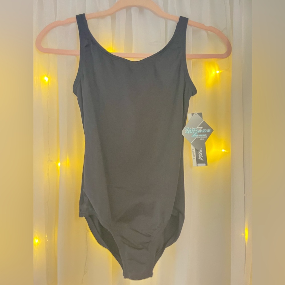 Body Wrappers Black Dance Leotard